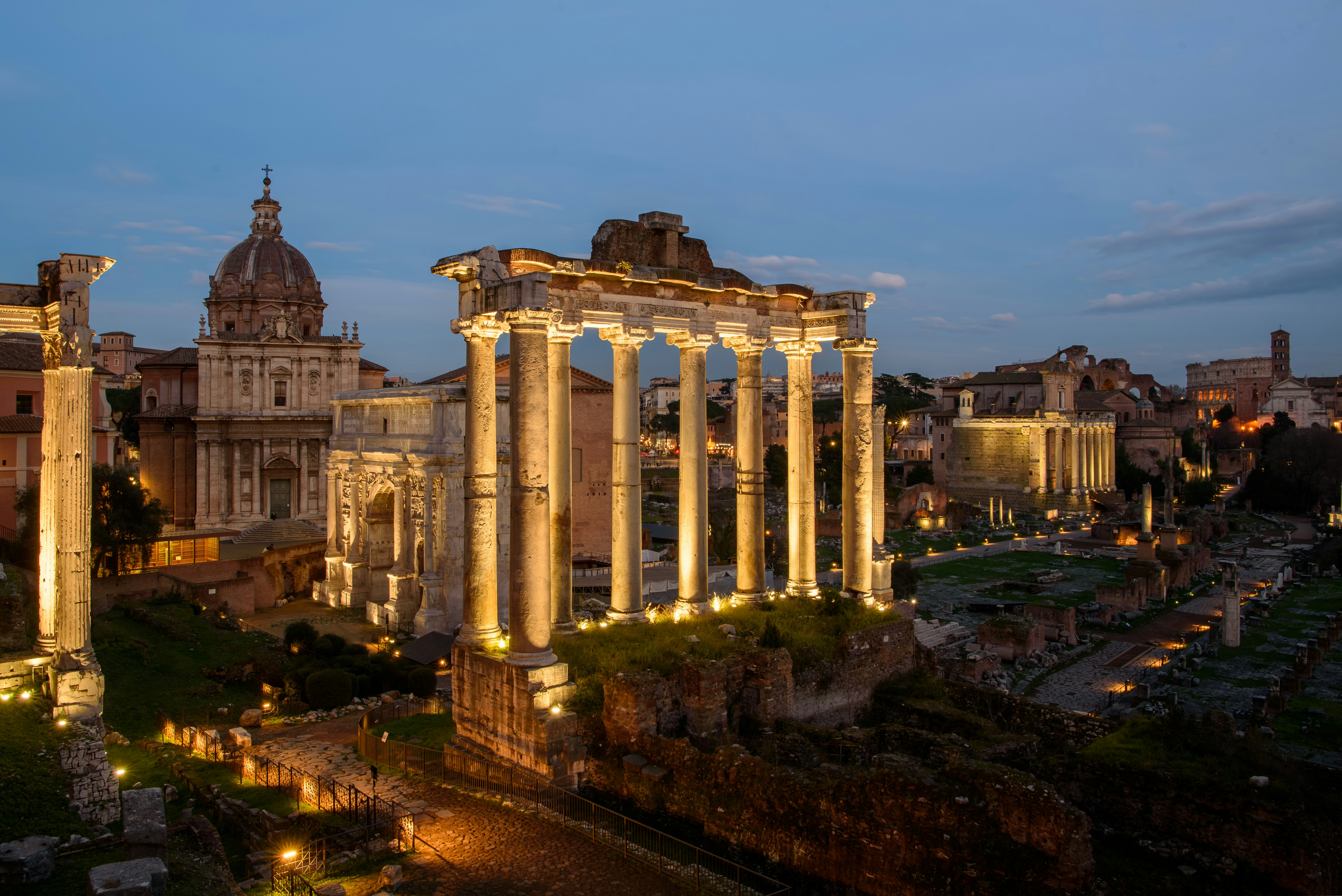 Ancient Roman Forum in Rome