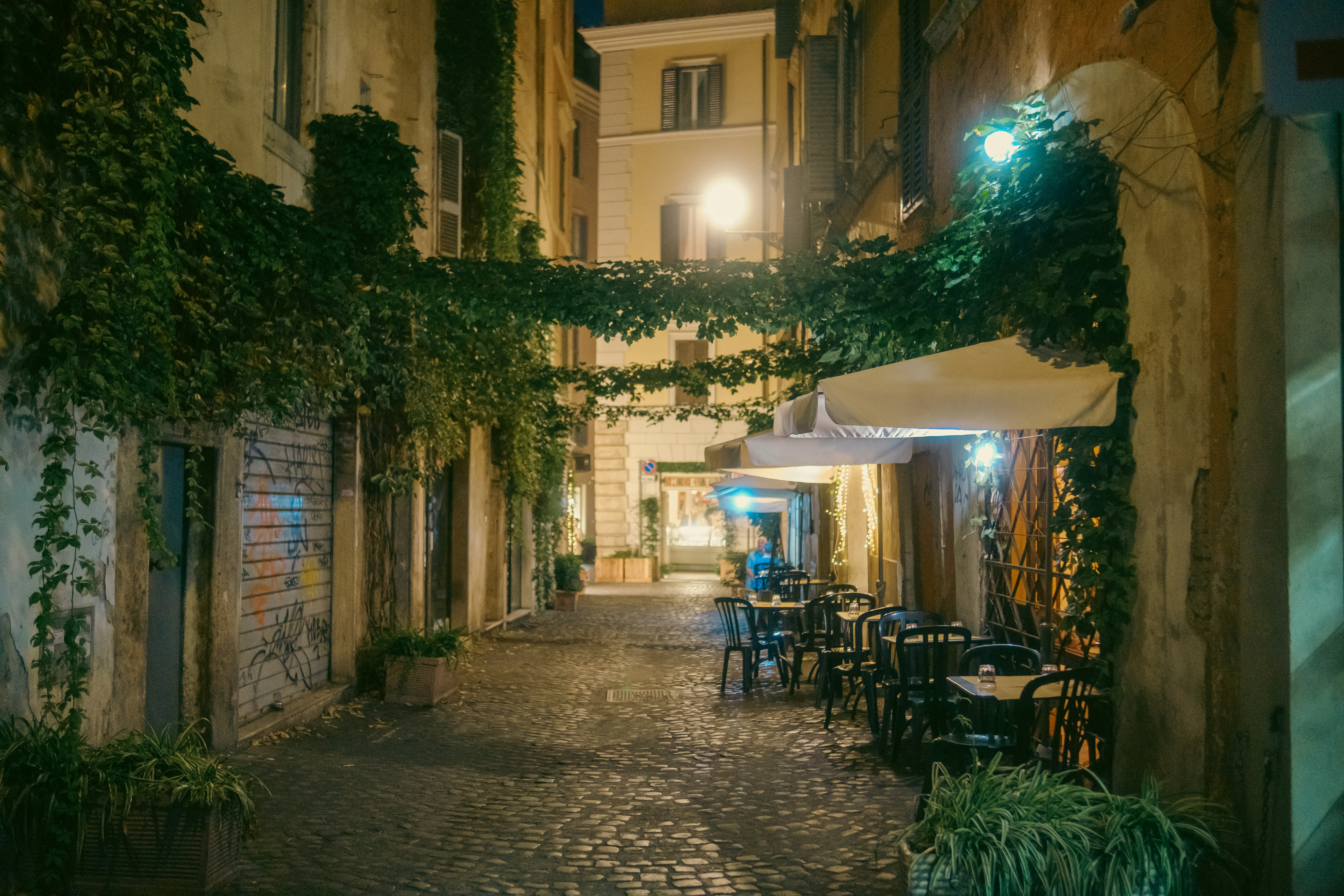 Charming streets of Trastevere Rome