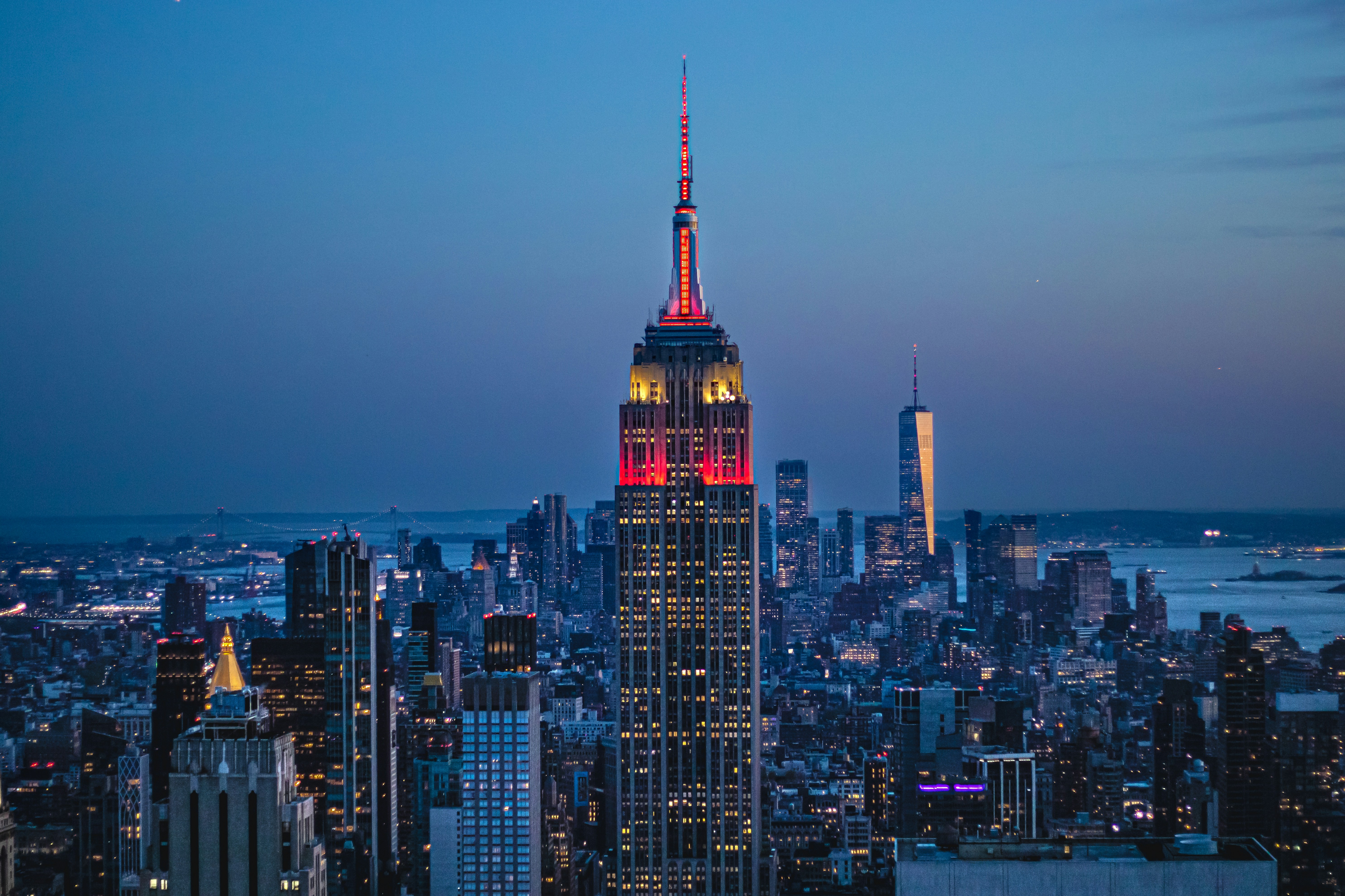 New York City skyline and Empire State Building